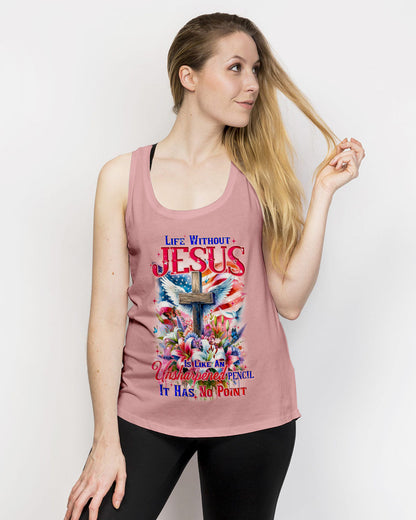 Life Without Jesus Women All Over Print Shirt - Tyqy0211232