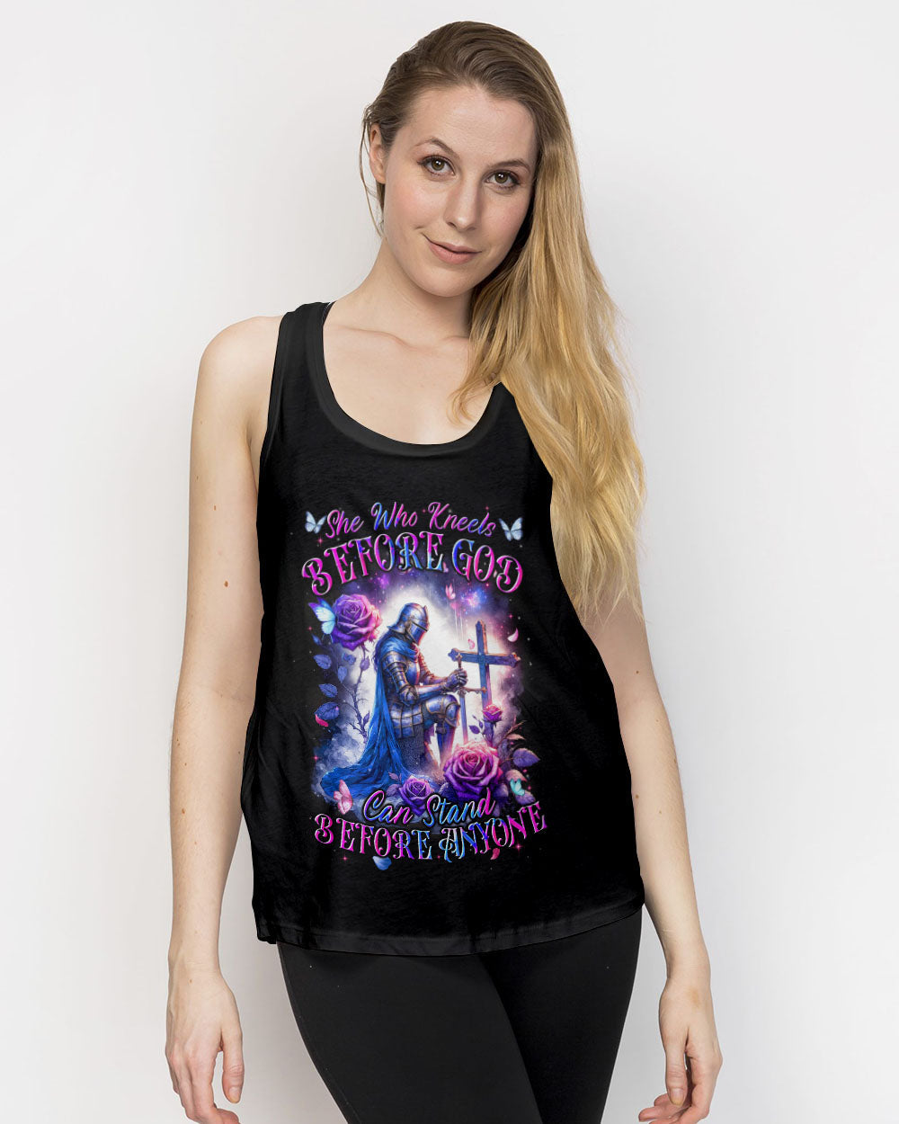 She Who Kneels Before God Women's All Over Print Shirt - Tyqy0601241