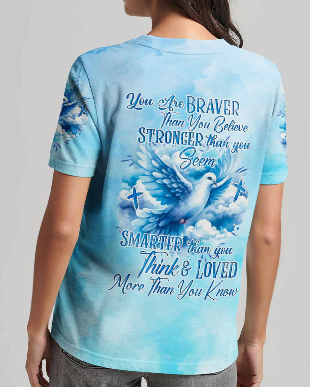 You Are Braver Than You Believe Women's All Over Print Shirt - Tyqy1601241