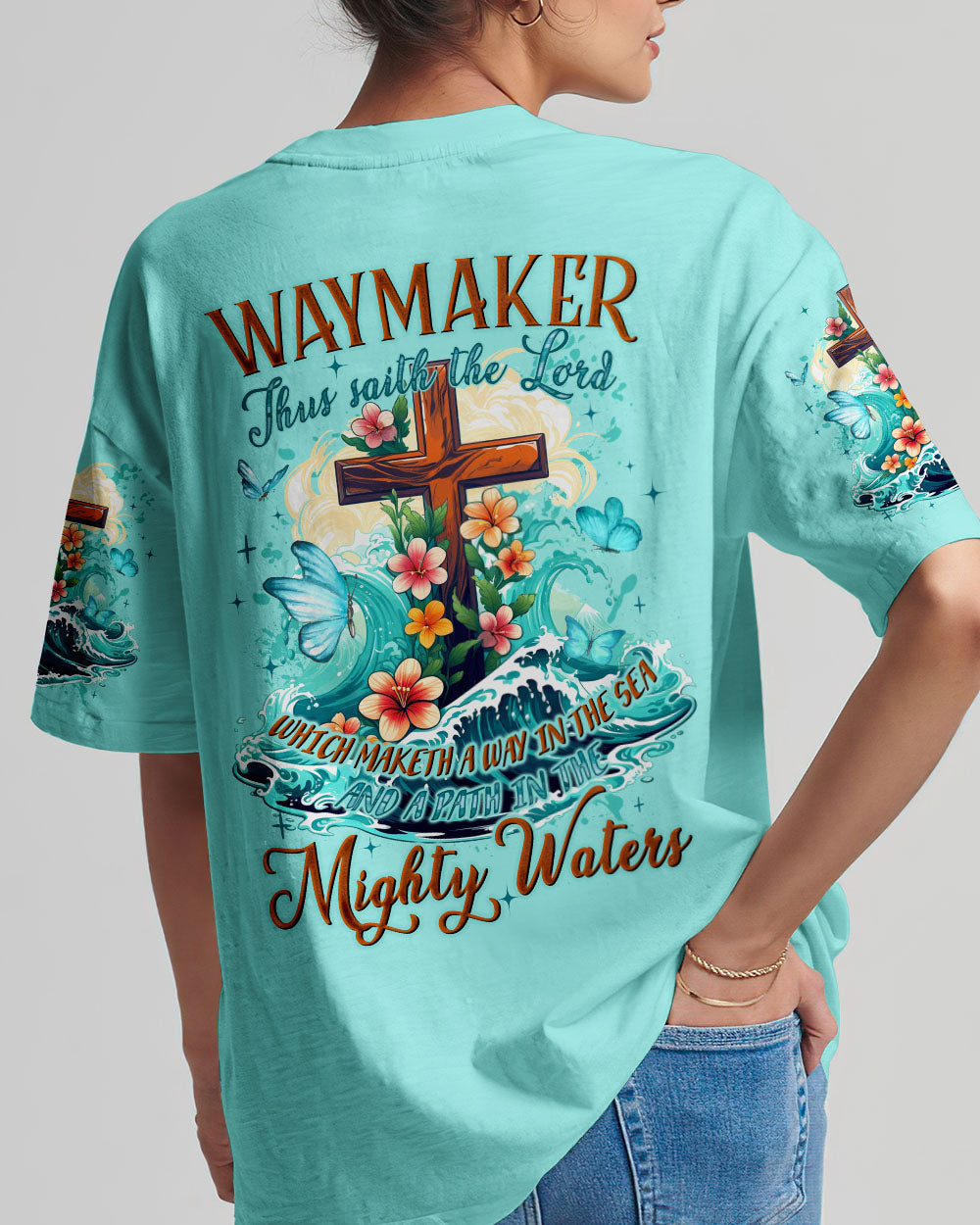 Waymaker Women's All Over Print Shirt - Tyqy1810232