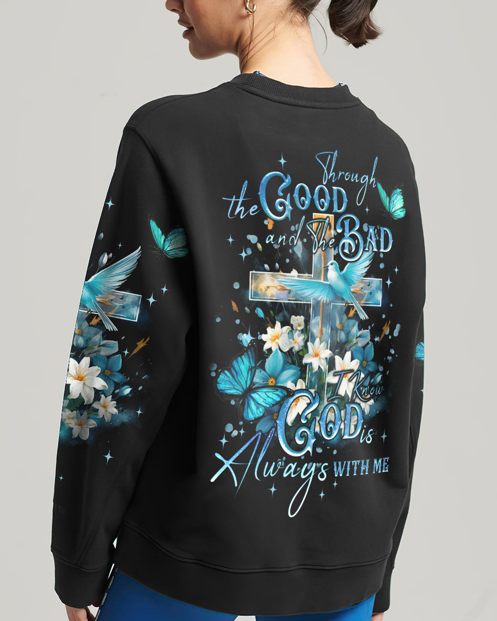 God Always With Me Women's All Over Print Shirt - Tyqy2009232