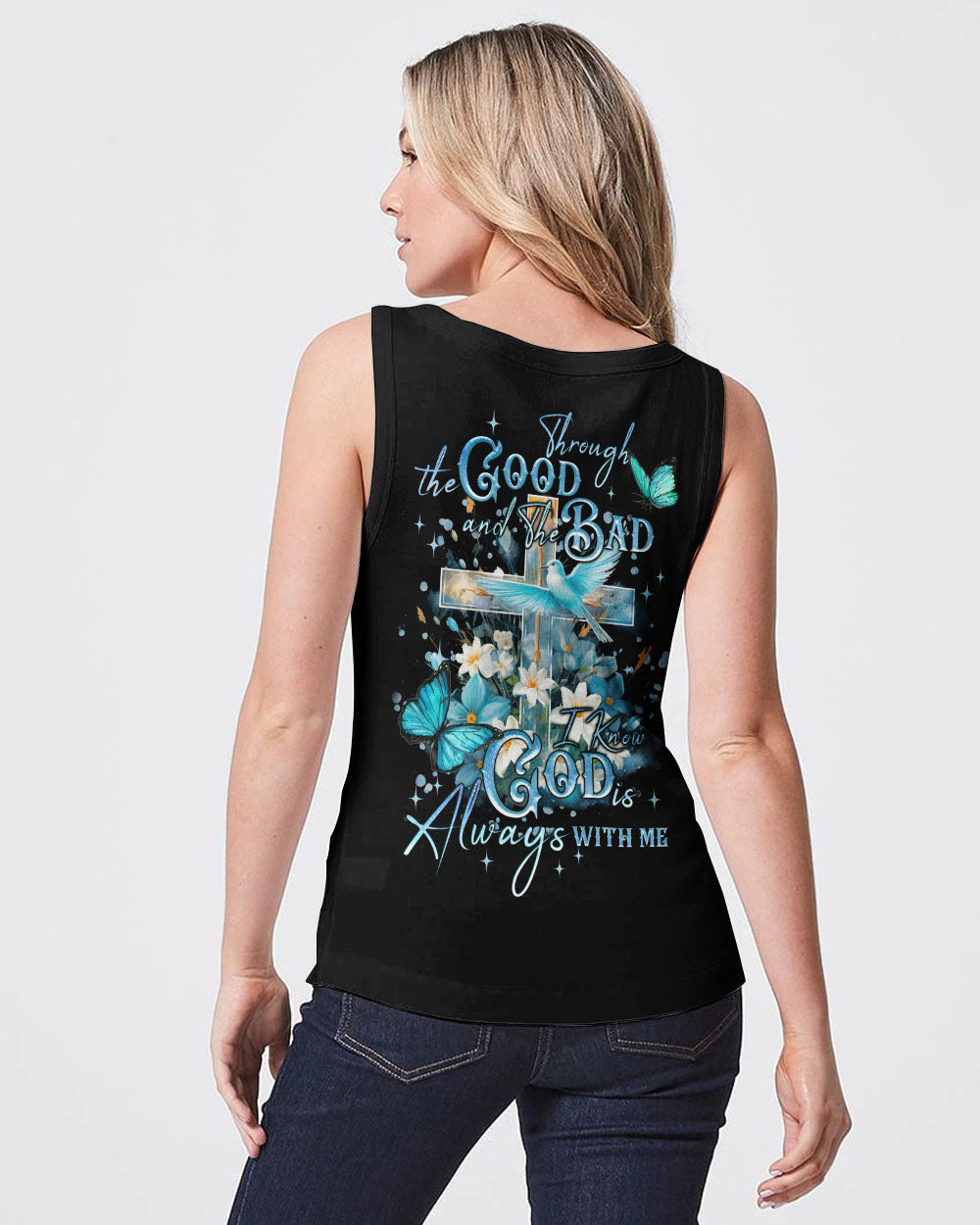 God Always With Me Women's All Over Print Shirt - Tyqy2009232