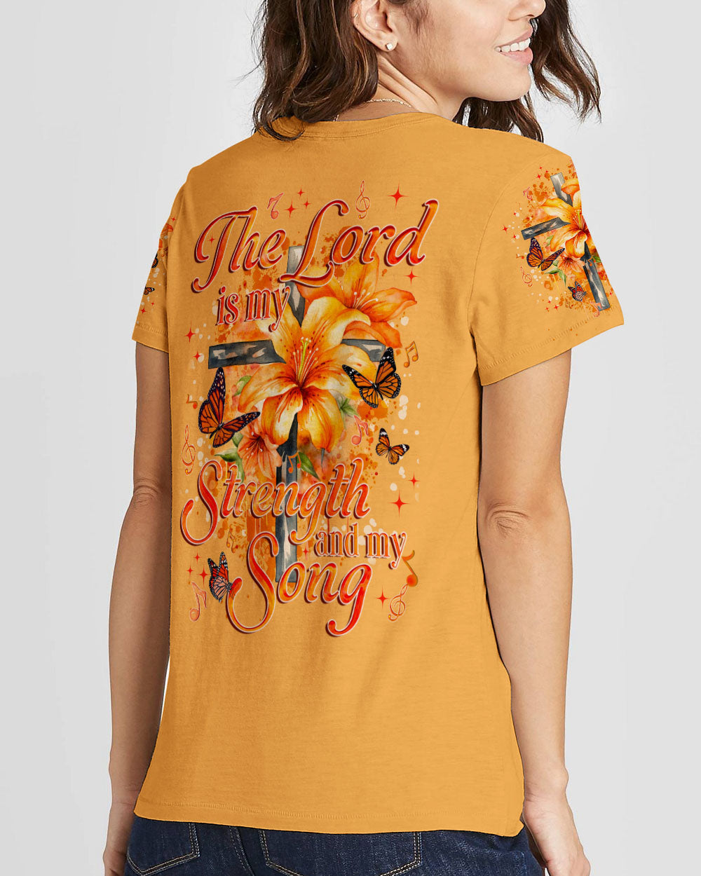 The Lord Is My Strength And My Song Women's All Over Print - Tyqy2209232