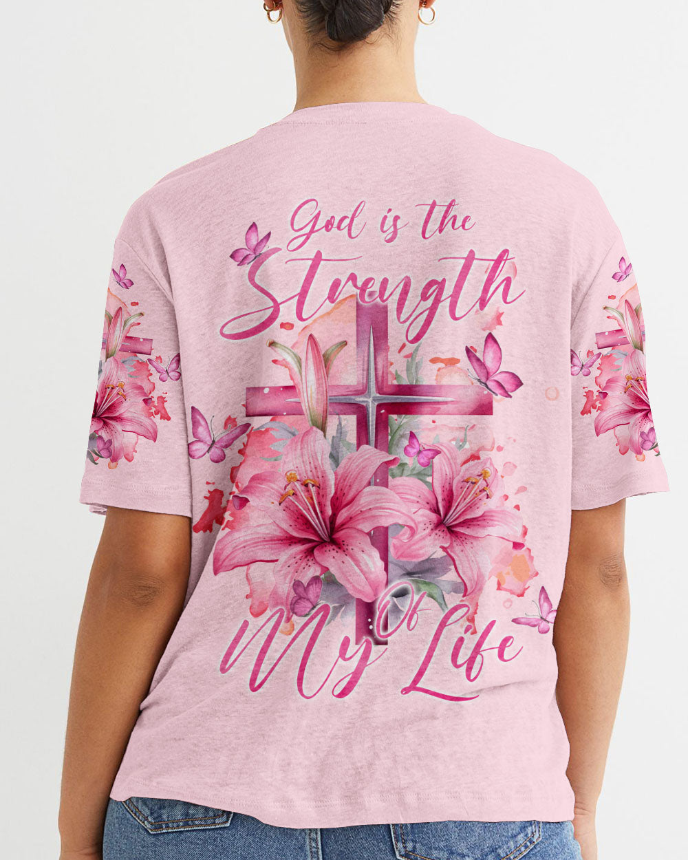 God Is The Strength Of My Life Women's All Over Print Shirt - Tyqy2508231