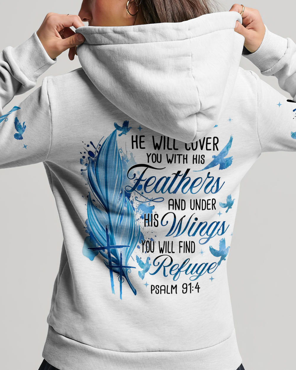 He Will Cover You With His Feathers Women's All Over Print - Tyqy2809233