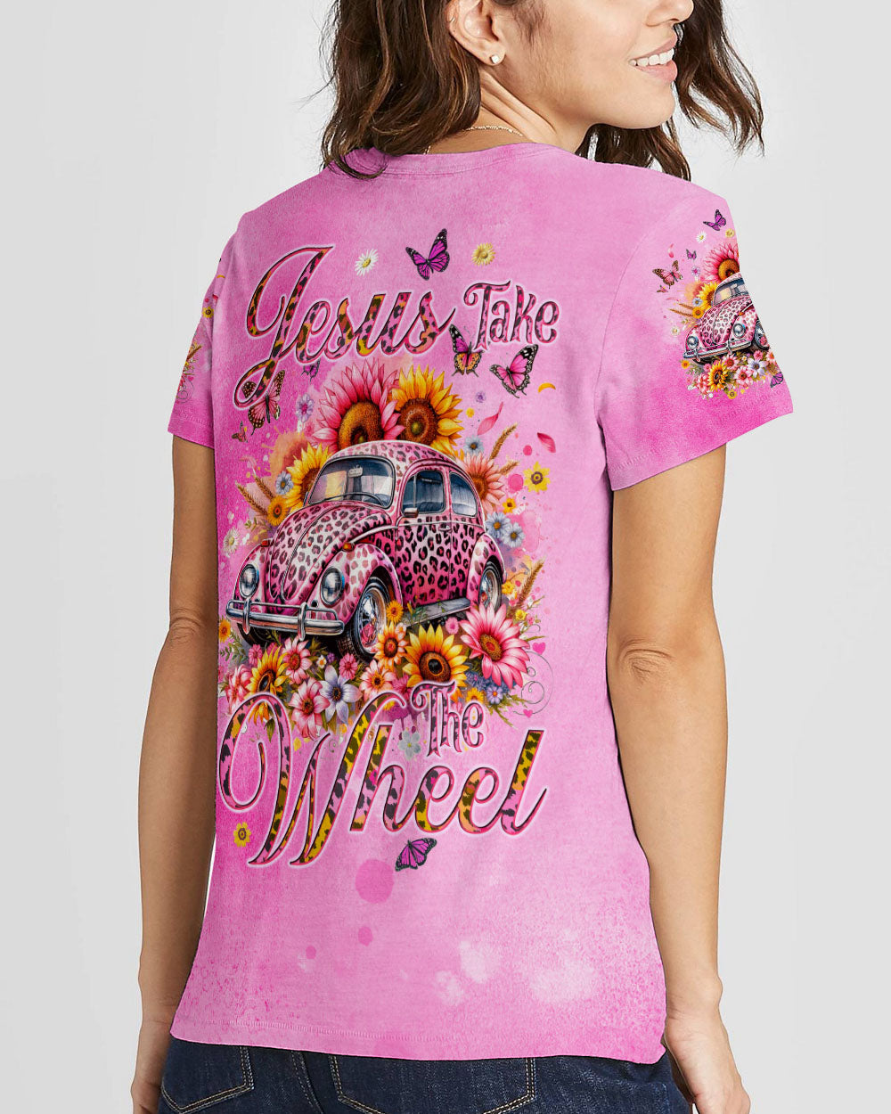 Jesus Take The Wheel Women's All Over Print Shirt - Tyqy2902245