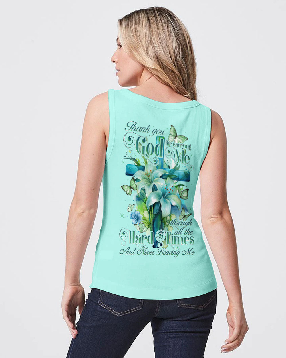 Thank You God Women's All Over Print Shirt - Tytd0909232