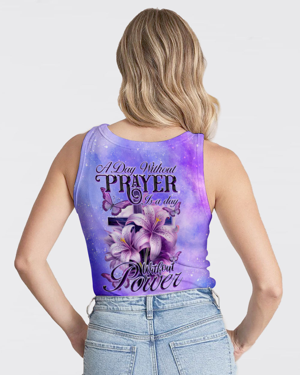 A Day Without Prayer Is A Day Without Power Women's All Over Print Shirt - Tytd1108232