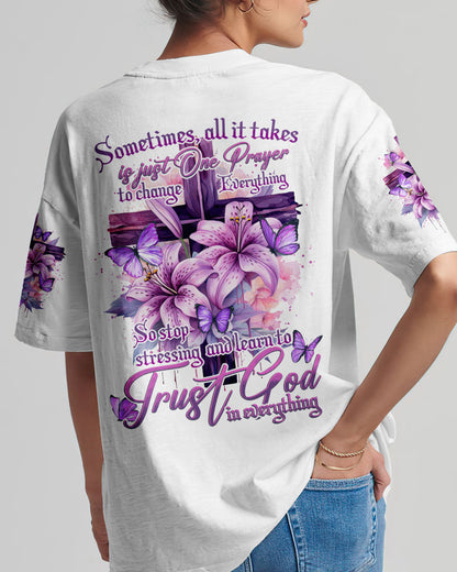 Trust God In Everything Women's All Over Print Shirt - Tytd1609231