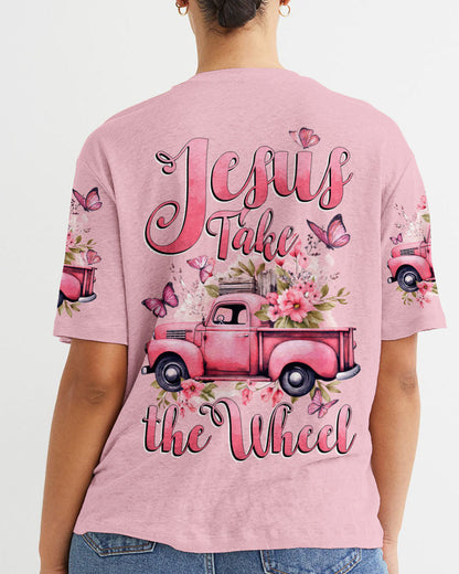 Jesus Take The Wheel Women's All Over Print Shirt - Tytd2111232