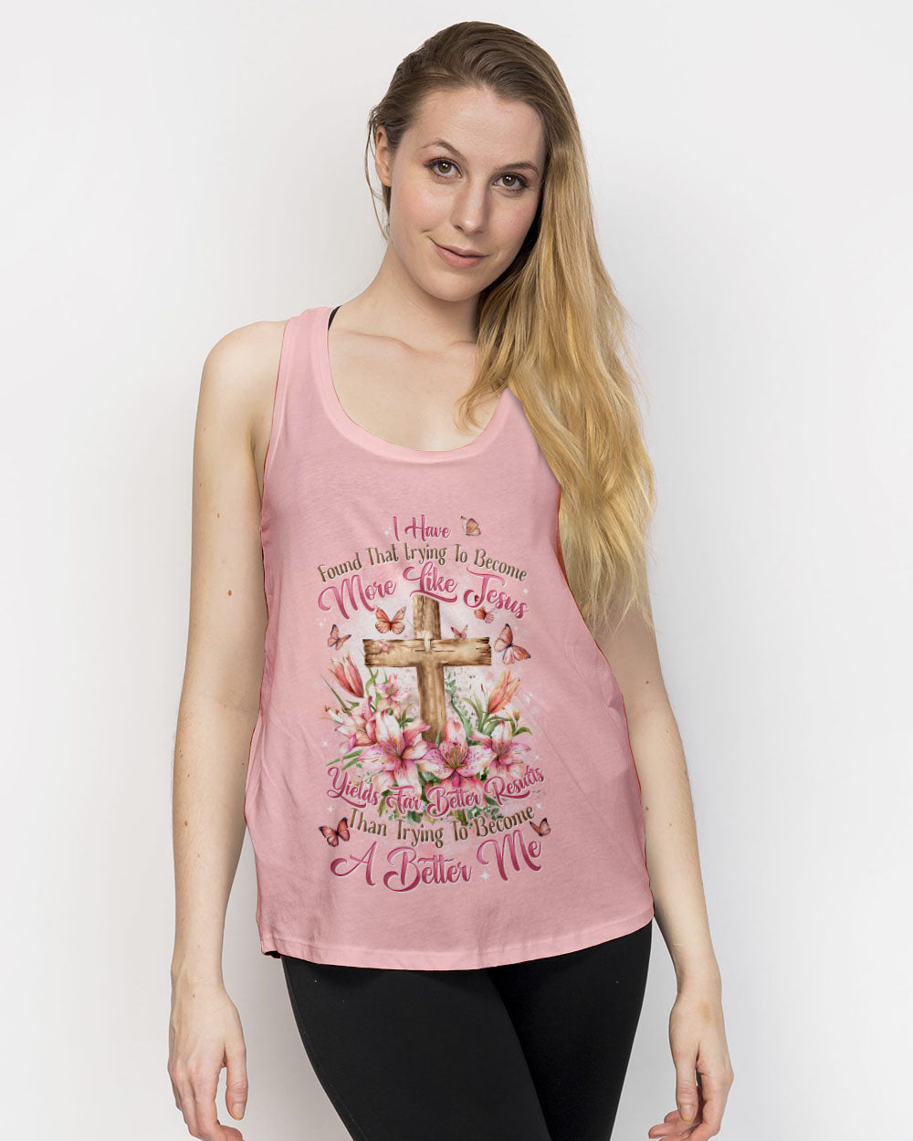 Trying To Become More Like Jesus Women's All Over Print Shirt - Tytd2503241