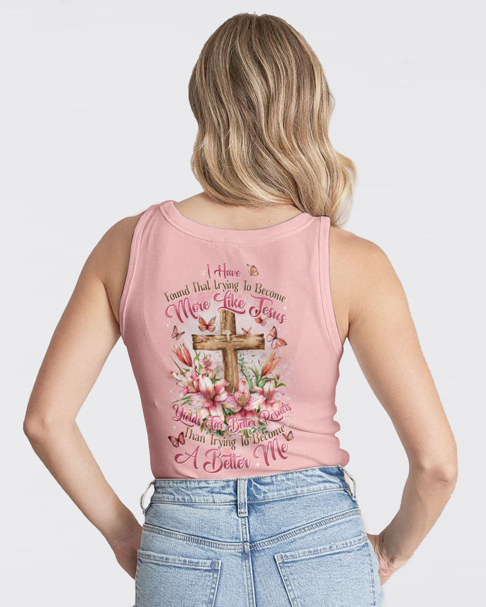 Trying To Become More Like Jesus Women's All Over Print Shirt - Tytd2503241