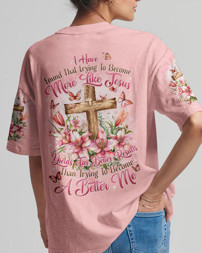 Trying To Become More Like Jesus Women's All Over Print Shirt - Tytd2503241