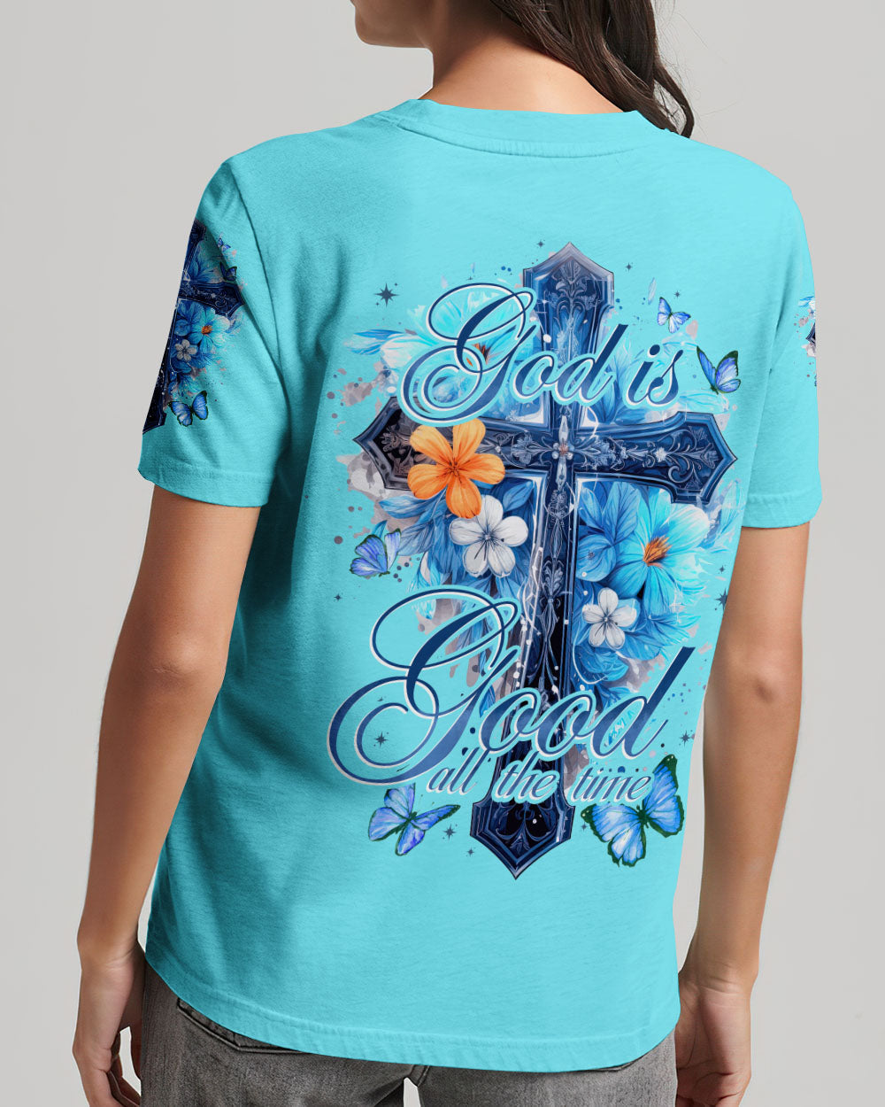 God Is Good All The Time Women's All Over Print Shirt - Tytd2809231