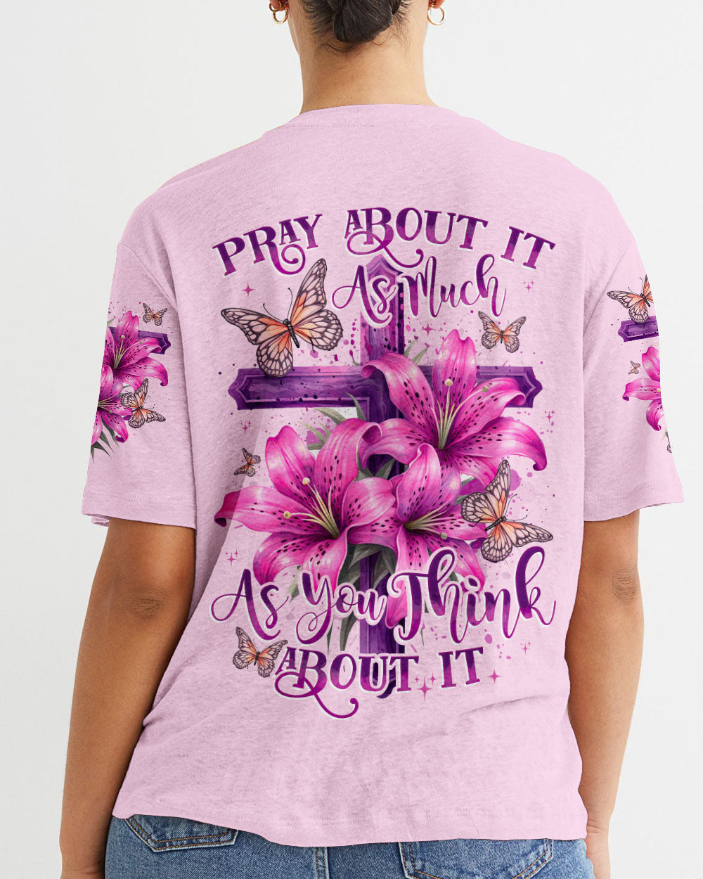 Pray About It Women's All Over Print Shirt - Tytd2909231