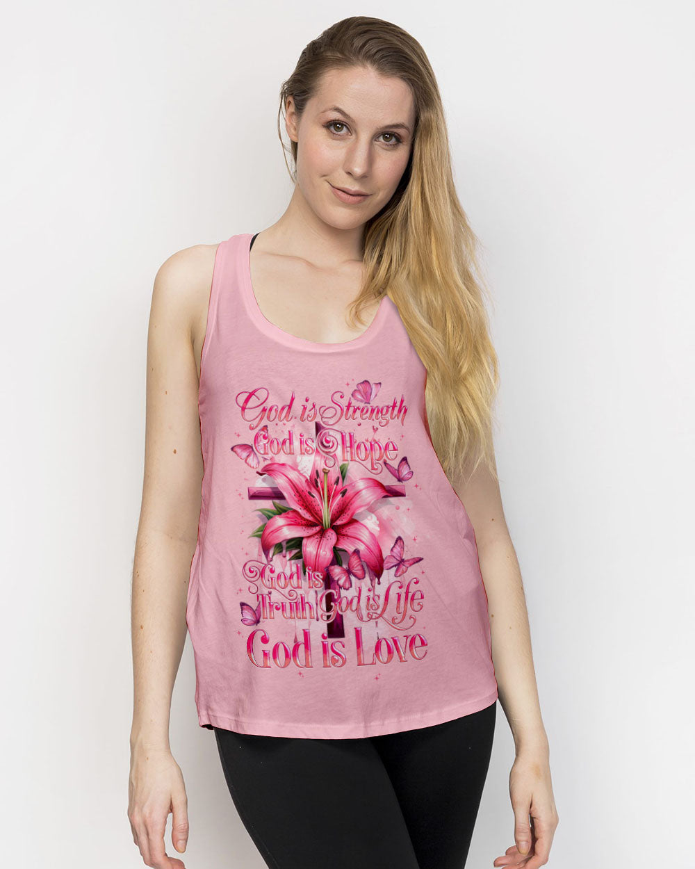 God Is Strength Women's All Over Print Shirt - Tytd3008232