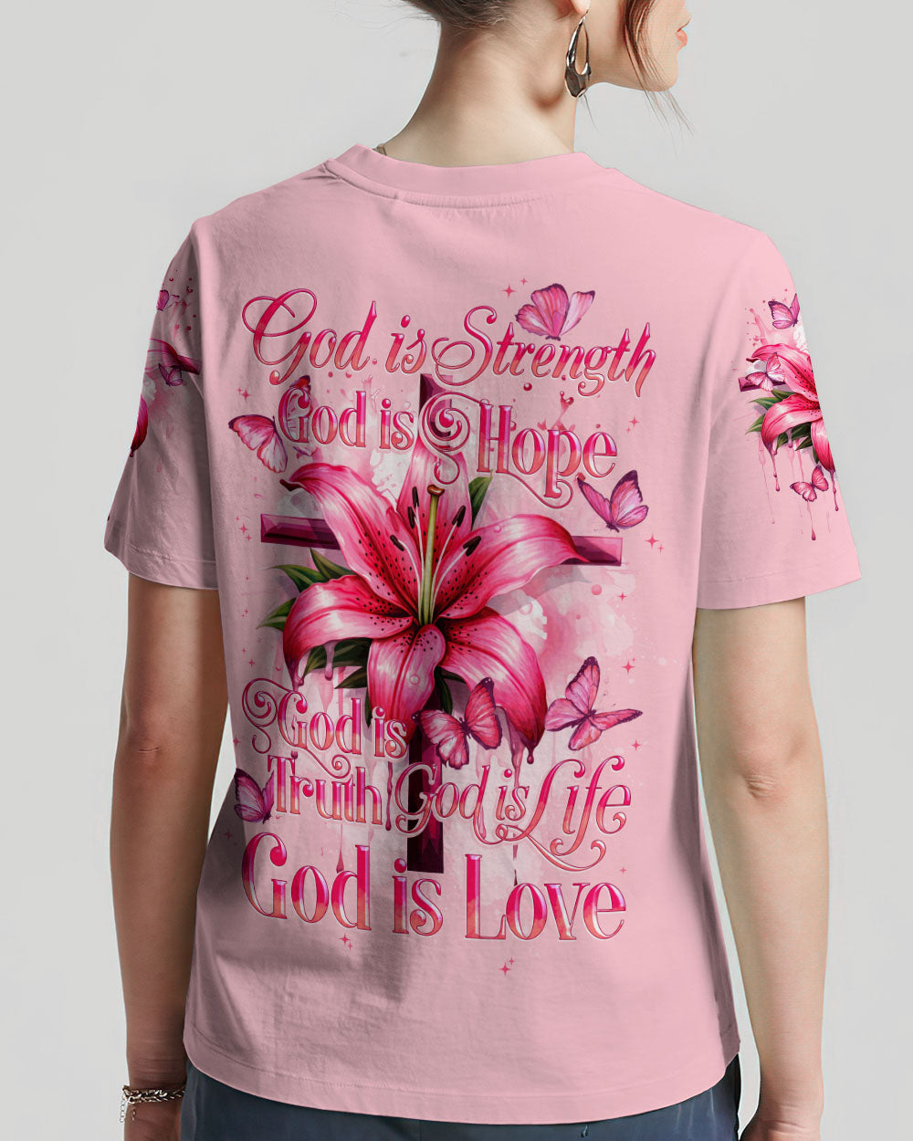 God Is Strength Women's All Over Print Shirt - Tytd3008232