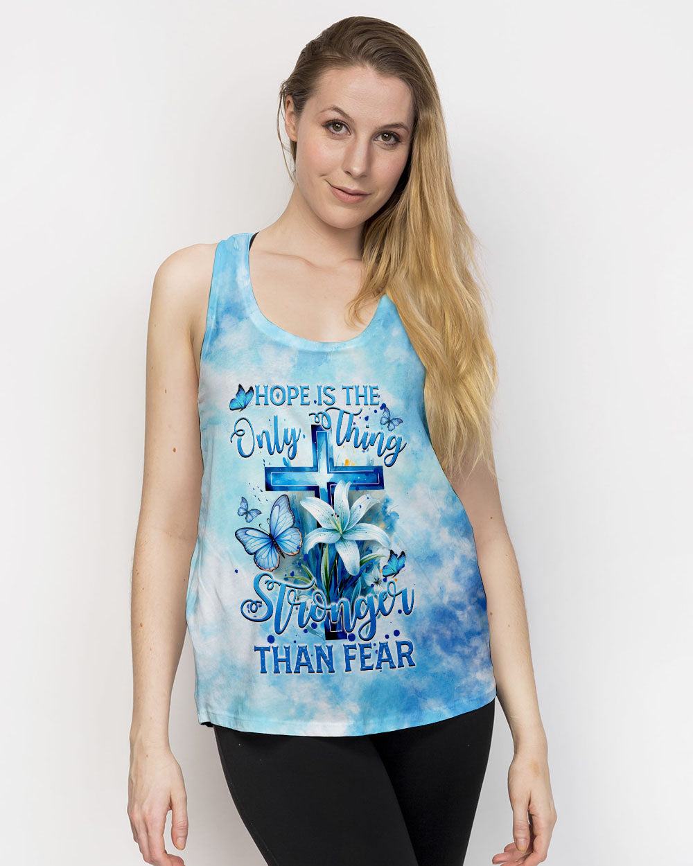 Hope Stronger Than Fear Women's All Over Print Shirt - Tytm1008233