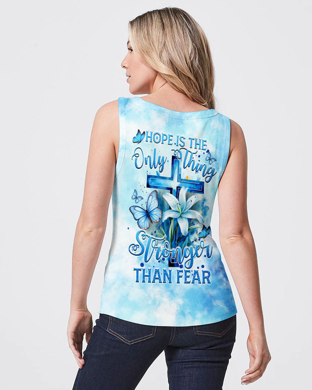 Hope Stronger Than Fear Women's All Over Print Shirt - Tytm1008233