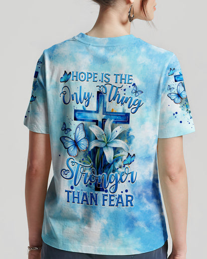 Hope Stronger Than Fear Women's All Over Print Shirt - Tytm1008233