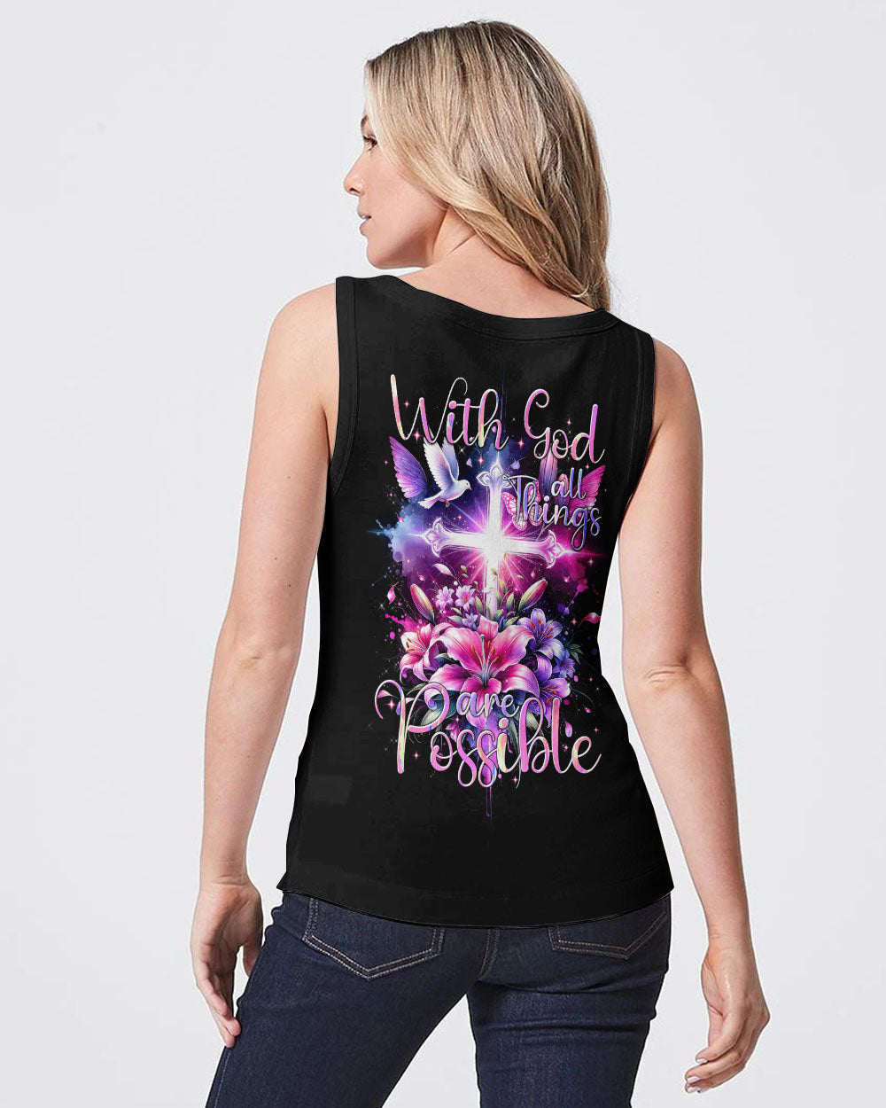 With God All Things Are Possible Women's All Over Print Shirt - Tytm1111233