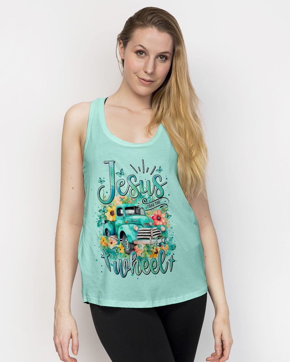 Jesus Take The Wheel Women's All Over Print Shirt - Tytm2311233