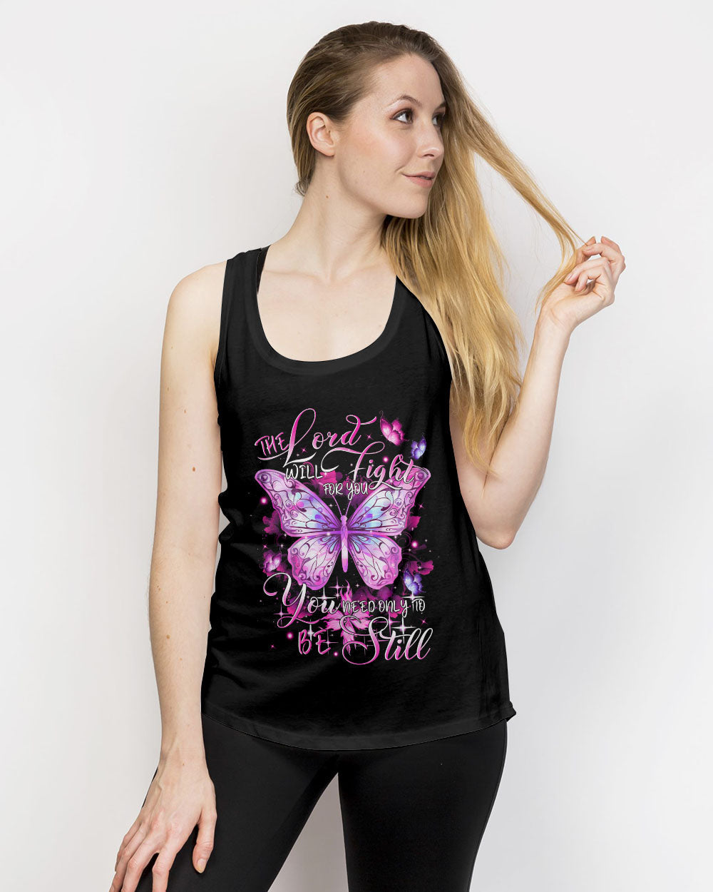 The Lord Will Fight For You Butterfly Women's All Over Print Shirt - Tytm2909233