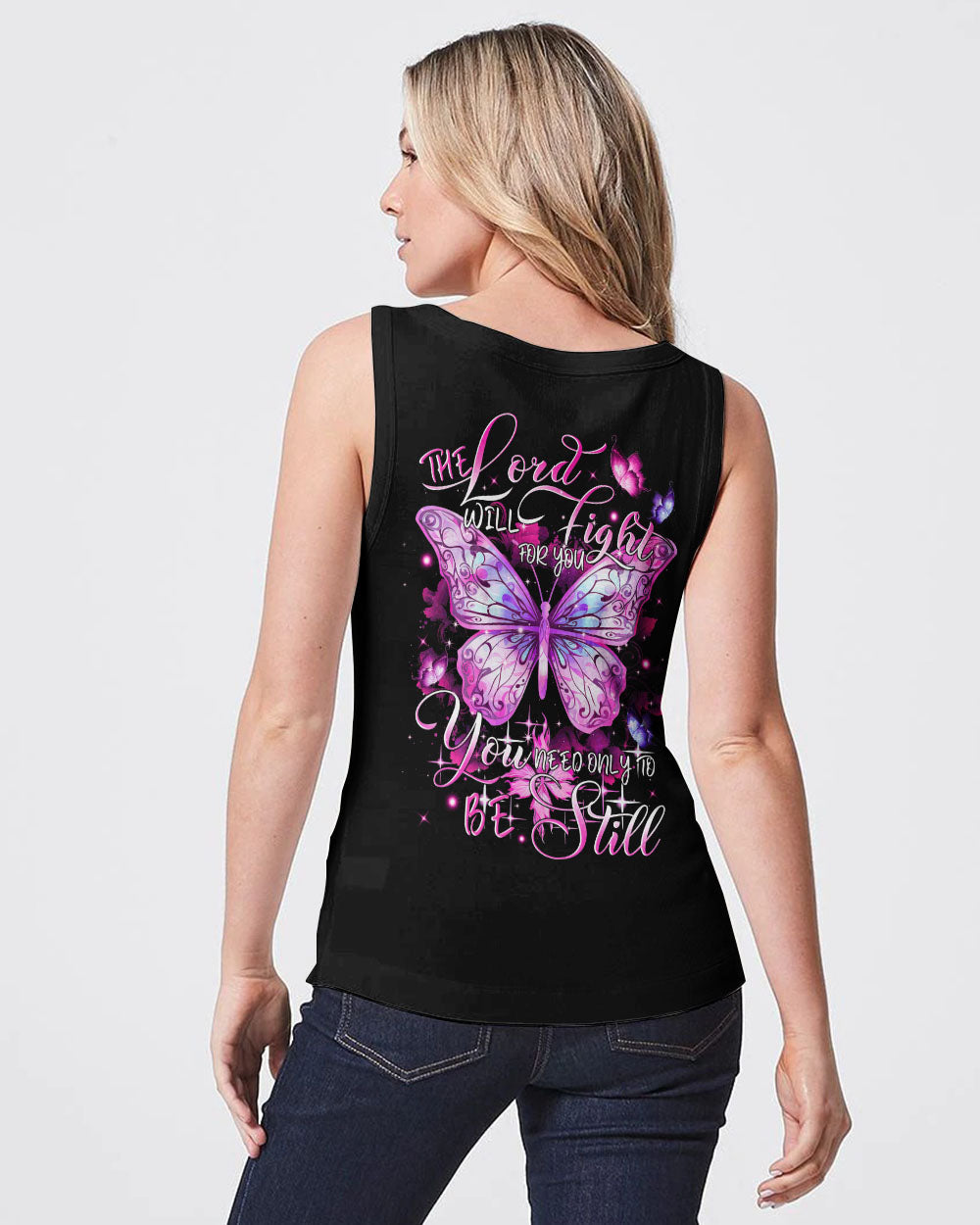 The Lord Will Fight For You Butterfly Women's All Over Print Shirt - Tytm2909233