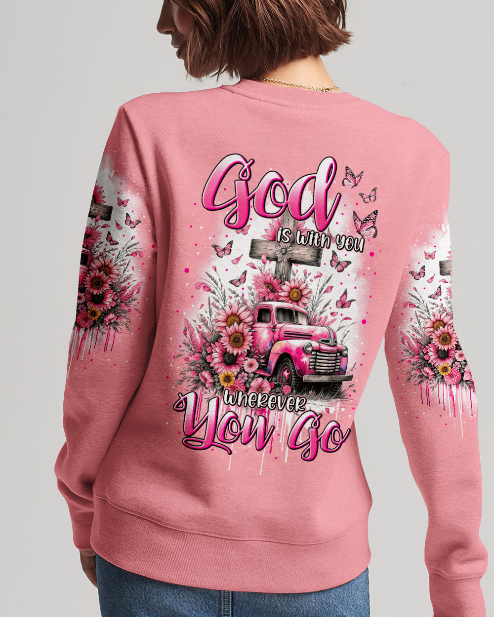 God Is With You Women's All Over Print Shirt - Tytm2911233