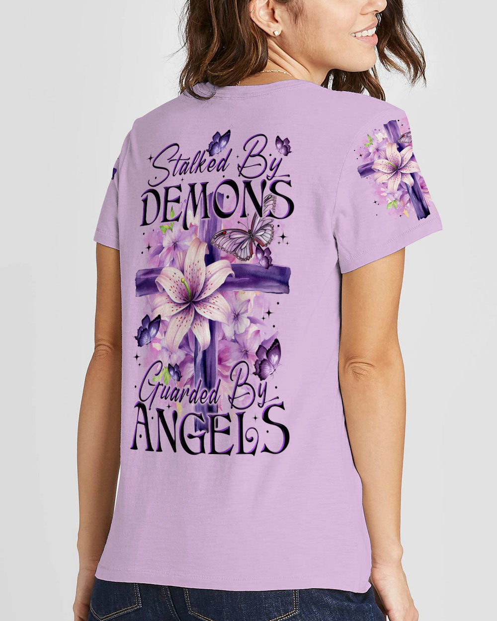 Guarded By Angels Women's All Over Print Shirt - Tytm3008233