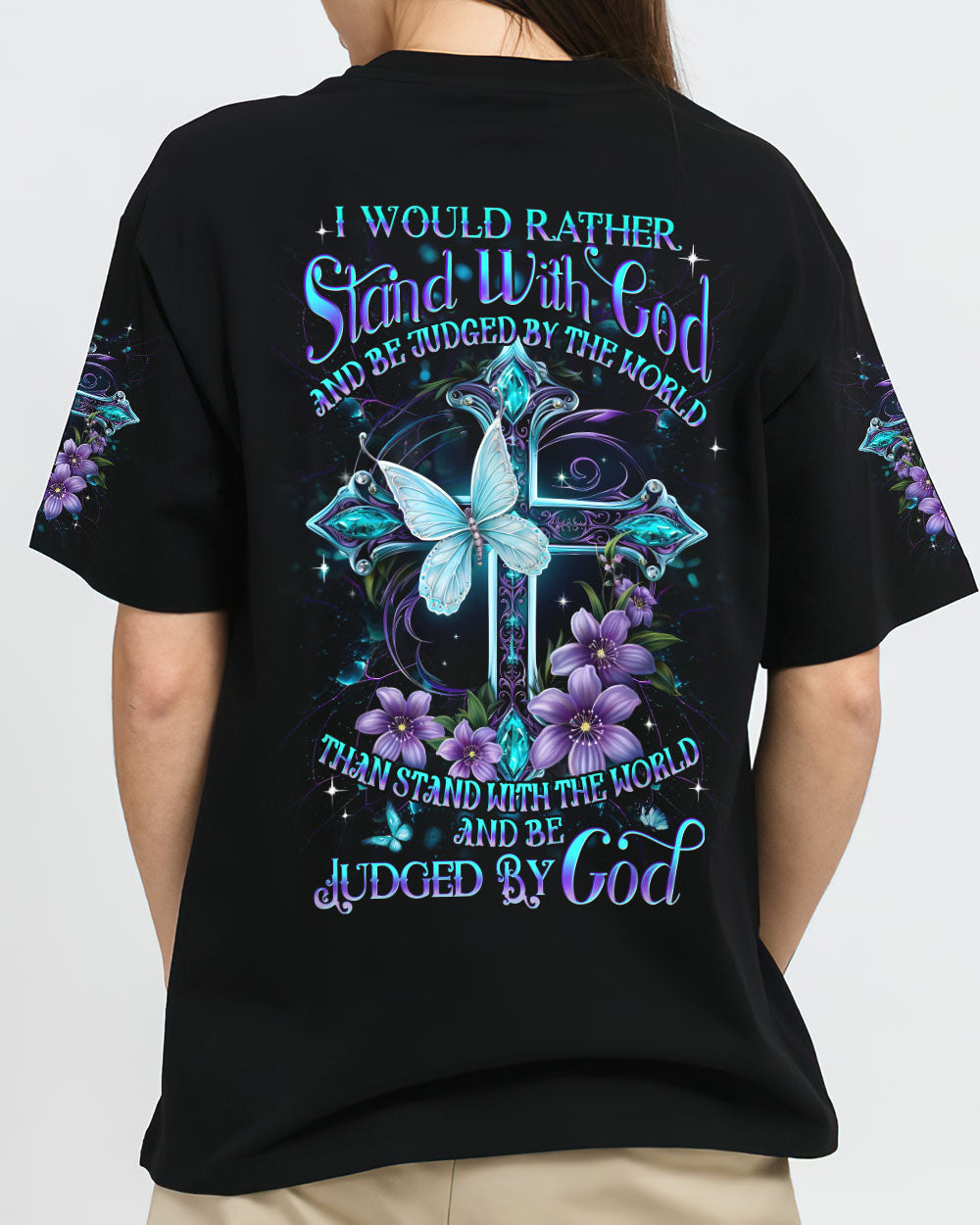 I Would Rather Stand With God Women's All Over Print Shirt - Yhdu0102243