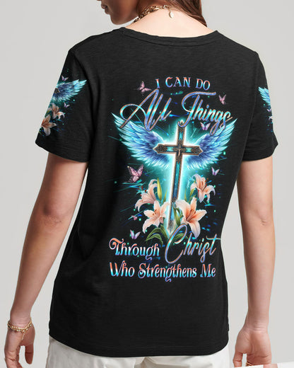 I Can Do All Things Wings Women's All Over Print Shirt - Yhdu0412233