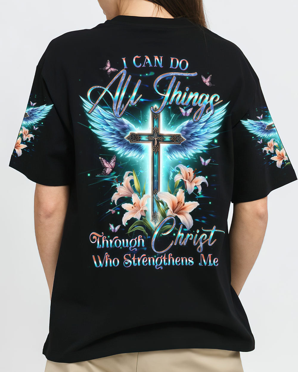 I Can Do All Things Wings Women's All Over Print Shirt - Yhdu0412233