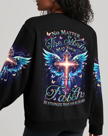 No Matter The Storm Women's All Over Print Shirt - Yhdu1312233