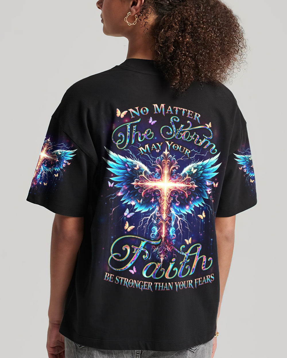 No Matter The Storm Women's All Over Print Shirt - Yhdu1312233