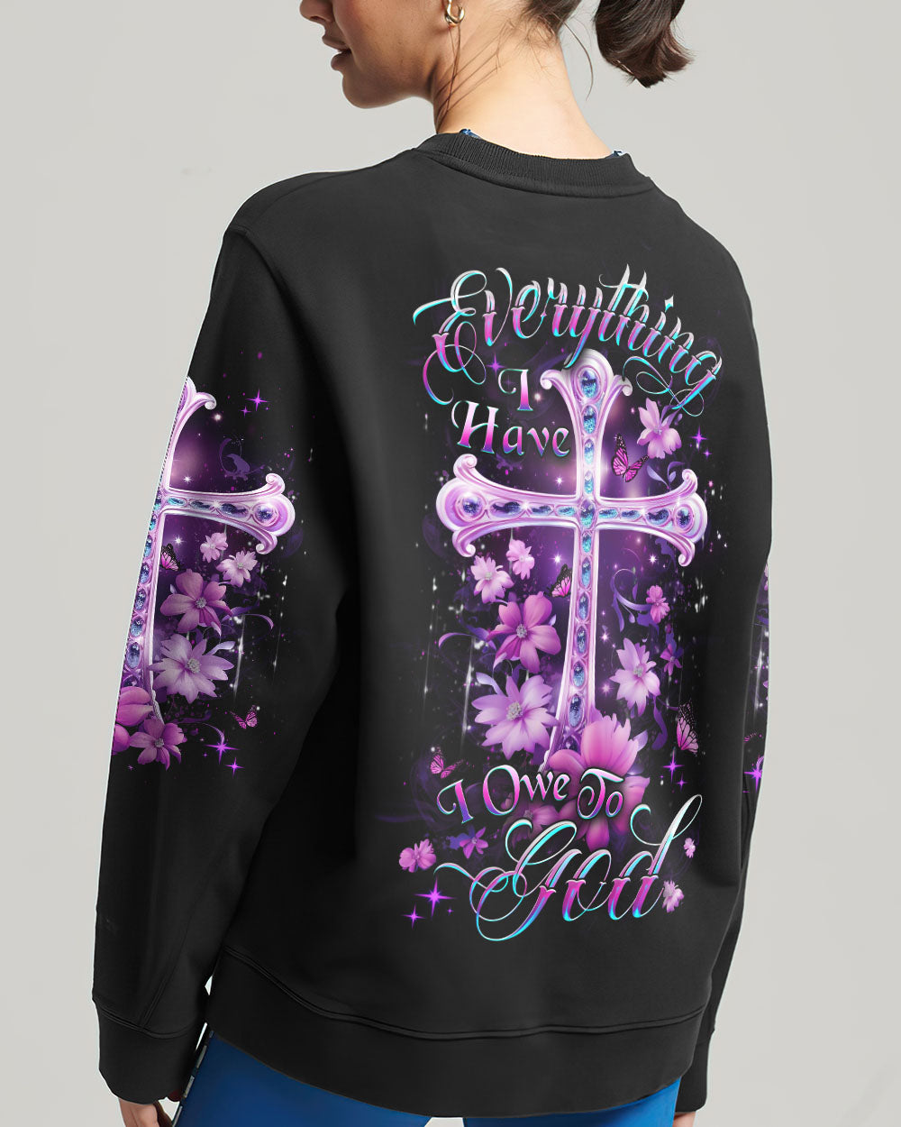 Everything I Have I Owe To God Women's All Over Print Shirt - Yhdu1808232