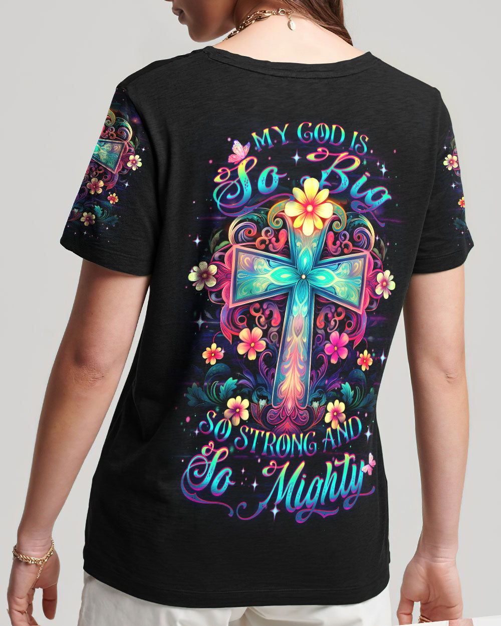 My God Is So Big So Strong Women's All Over Print Shirt - Yhdu2909231