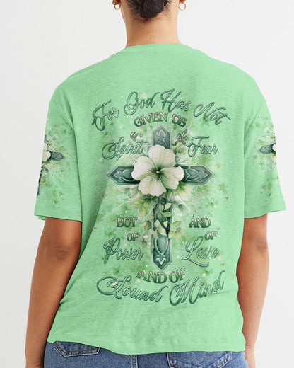 For God Has Not Given Us A Spirit Of Fear Women's All Over Print Shirt - Yhdu3108234