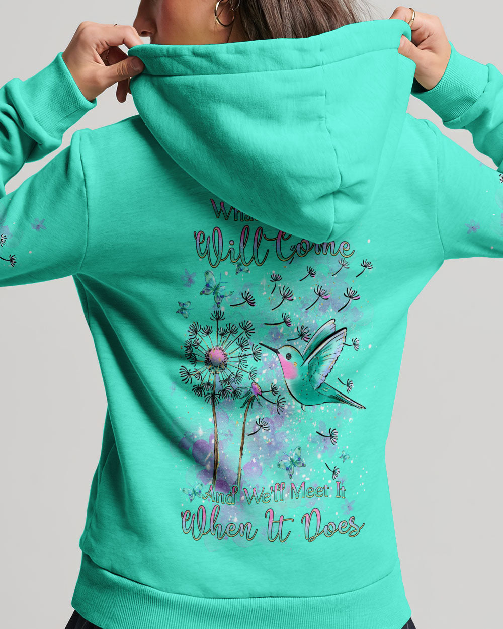 What Comin' Will Come And We'll Meet It Women's All Over Print Shirt - Yhdu709233