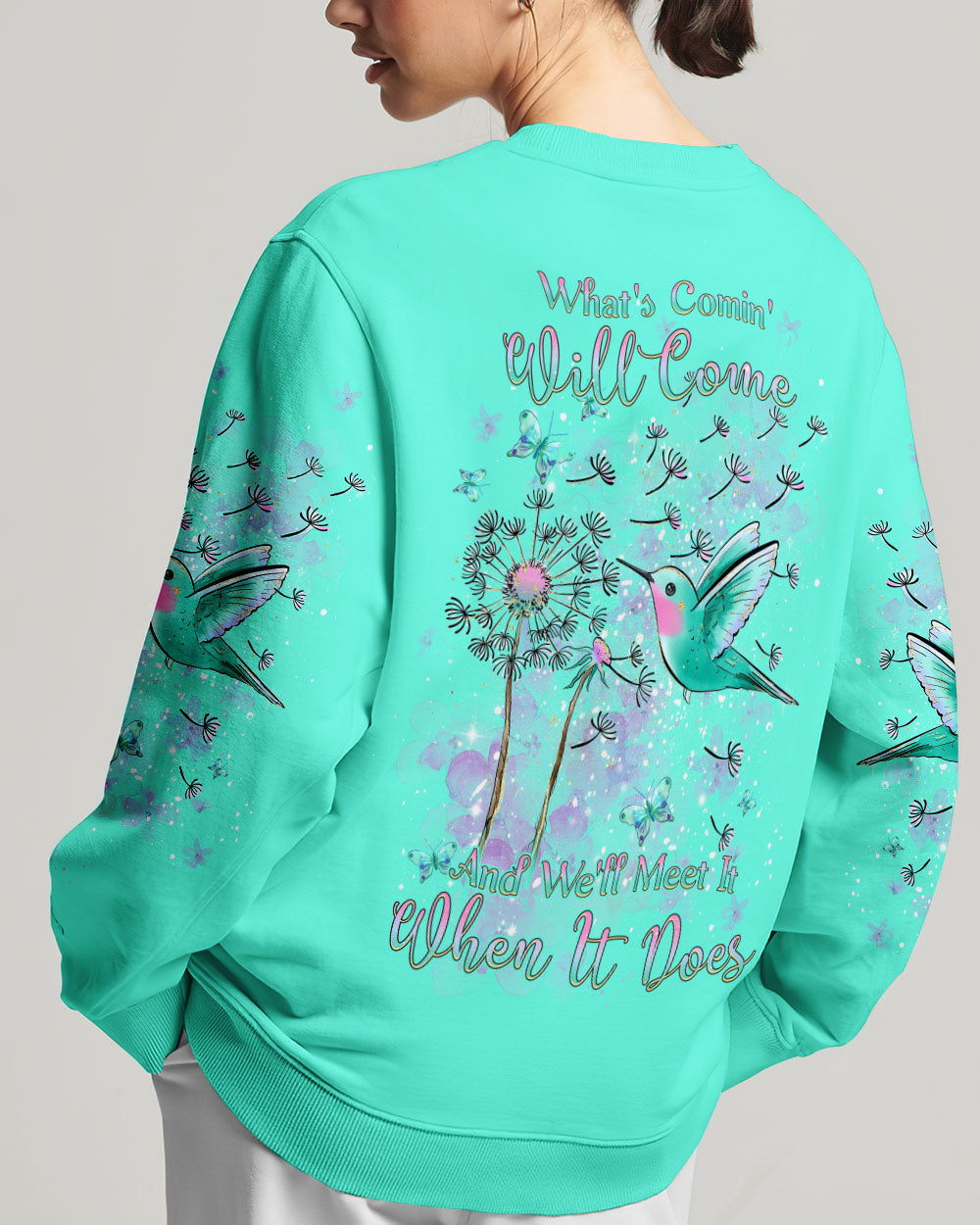 What Comin' Will Come And We'll Meet It Women's All Over Print Shirt - Yhdu709233