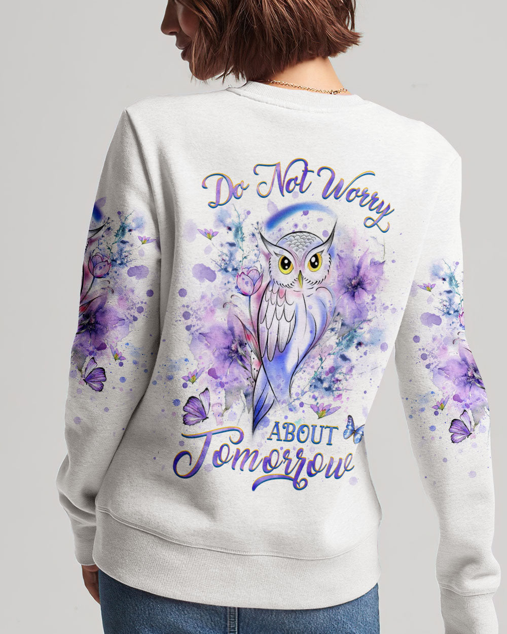 Do Not Worry About Tomorrow Owl Women's All Over Print Shirt - Yhhg0408232