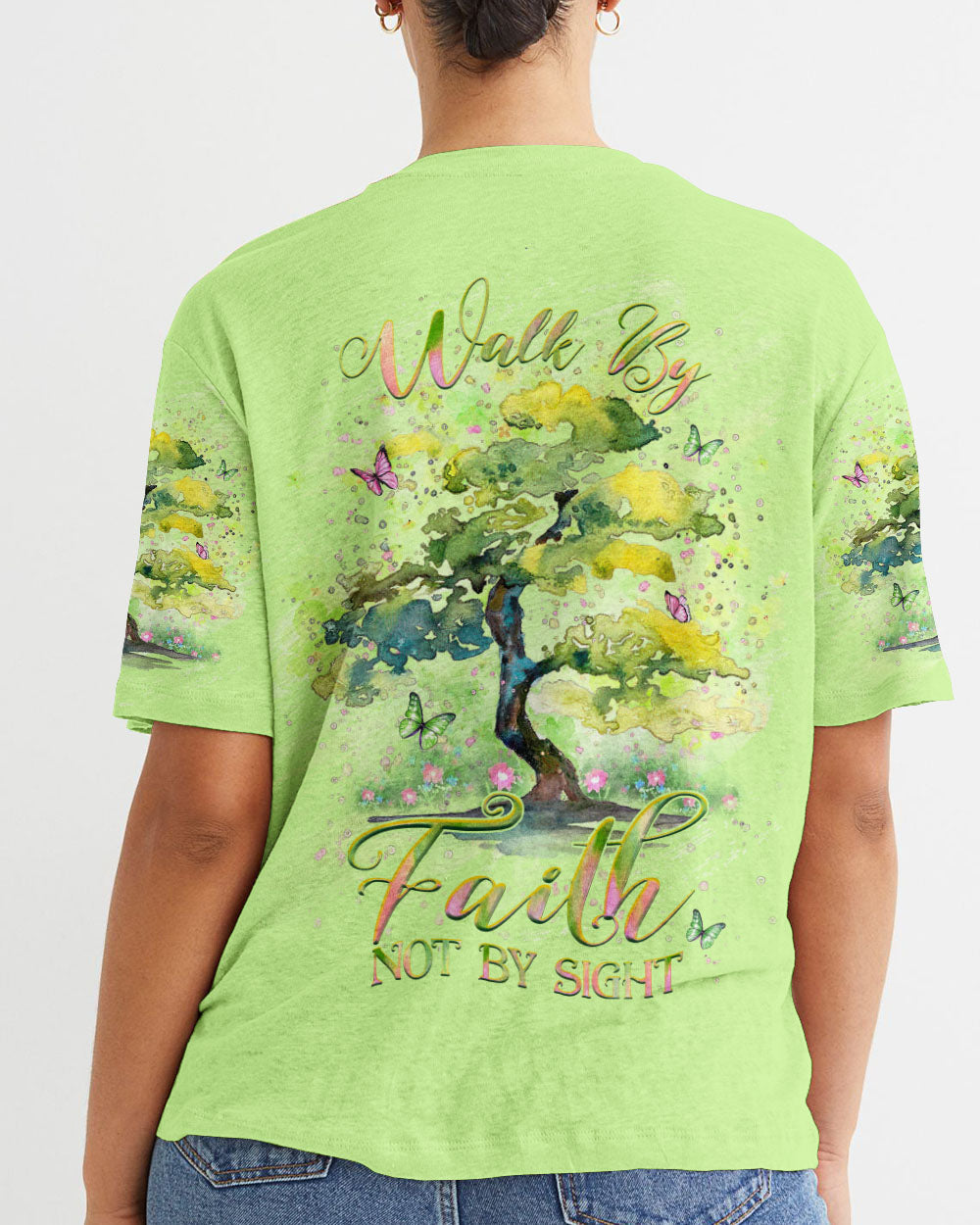 Walk By Faith Not By Sight Women's All Over Print Shirt - Yhhg0709233