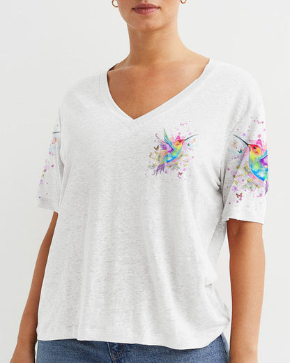 Hummingbirds Appear When Angels Are Near Women's All Over Print Shirt - Yhhg1110231