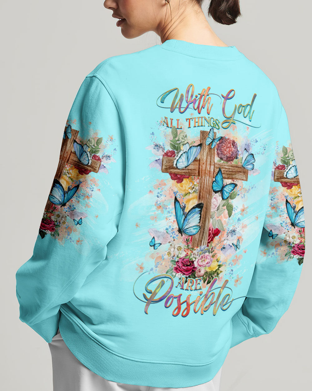 With God All Things Are Possible Women's All Over Print Shirt - Yhhg1708232