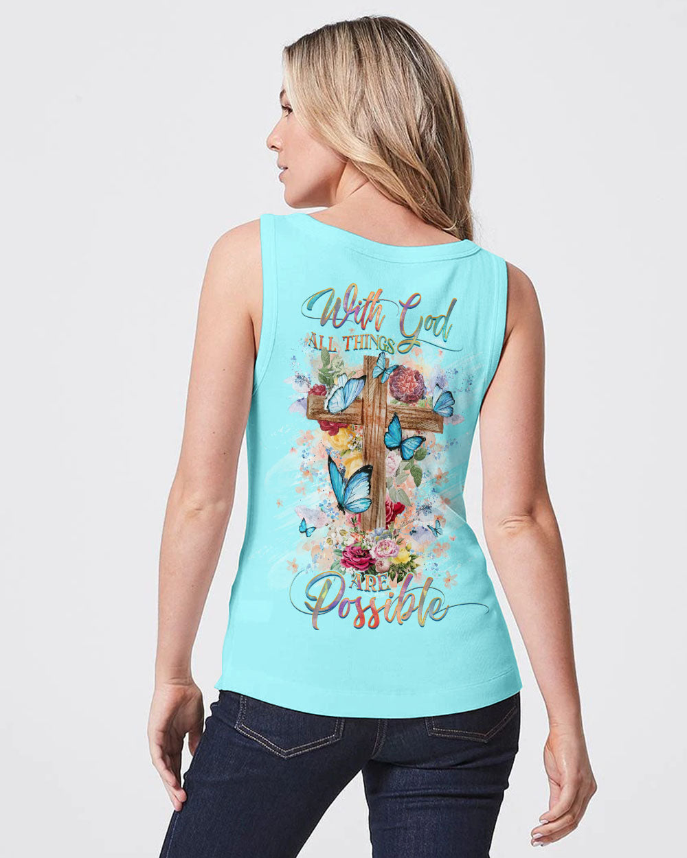 With God All Things Are Possible Women's All Over Print Shirt - Yhhg1708232