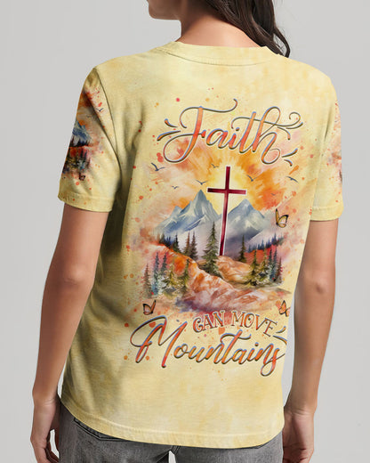 Faith Can Move Mountains Women's All Over Print Shirt - Yhhg2508233