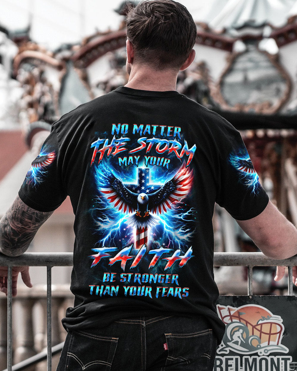 No Matter The Storm Men's All Over Print Shirt - Yhhn1501244