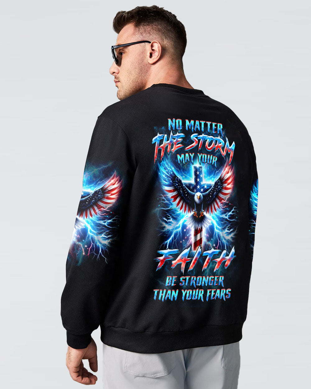 No Matter The Storm Men's All Over Print Shirt - Yhhn1501244