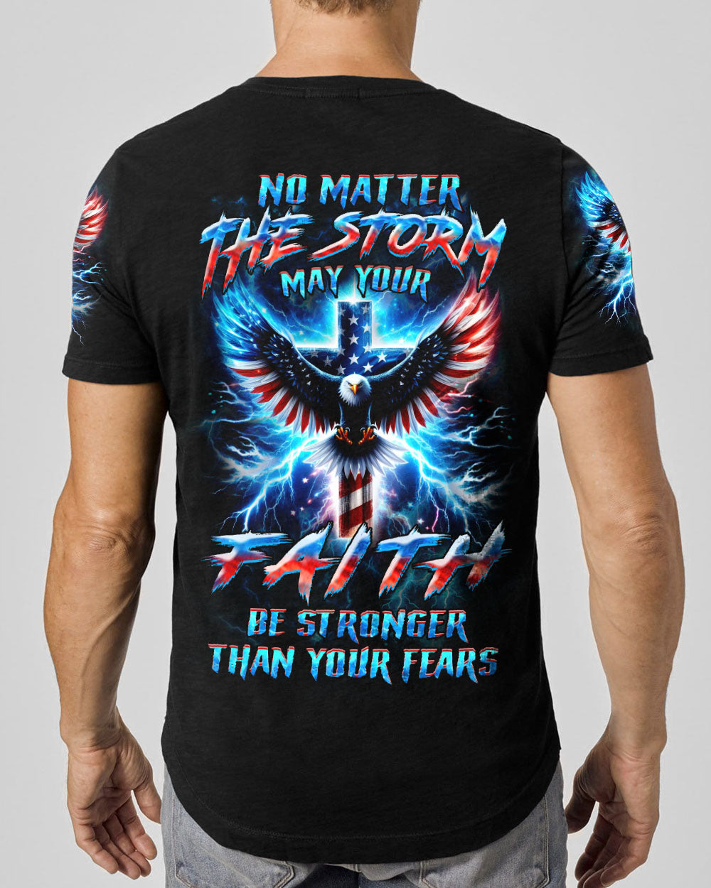 No Matter The Storm Men's All Over Print Shirt - Yhhn1501244