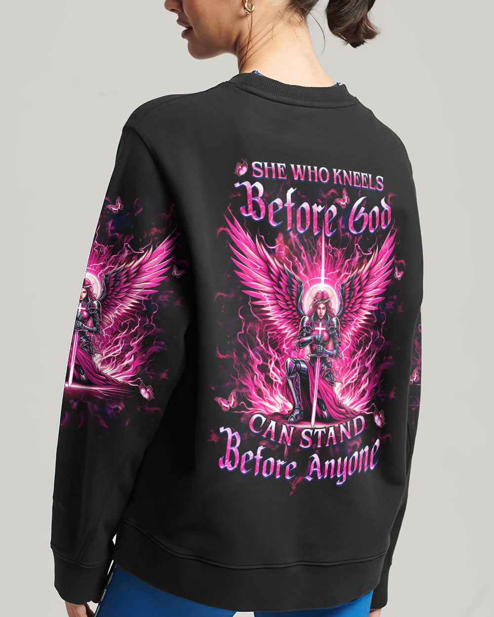 She Who Kneels Before God Women's All Over Print Shirt - Yhhn1803244